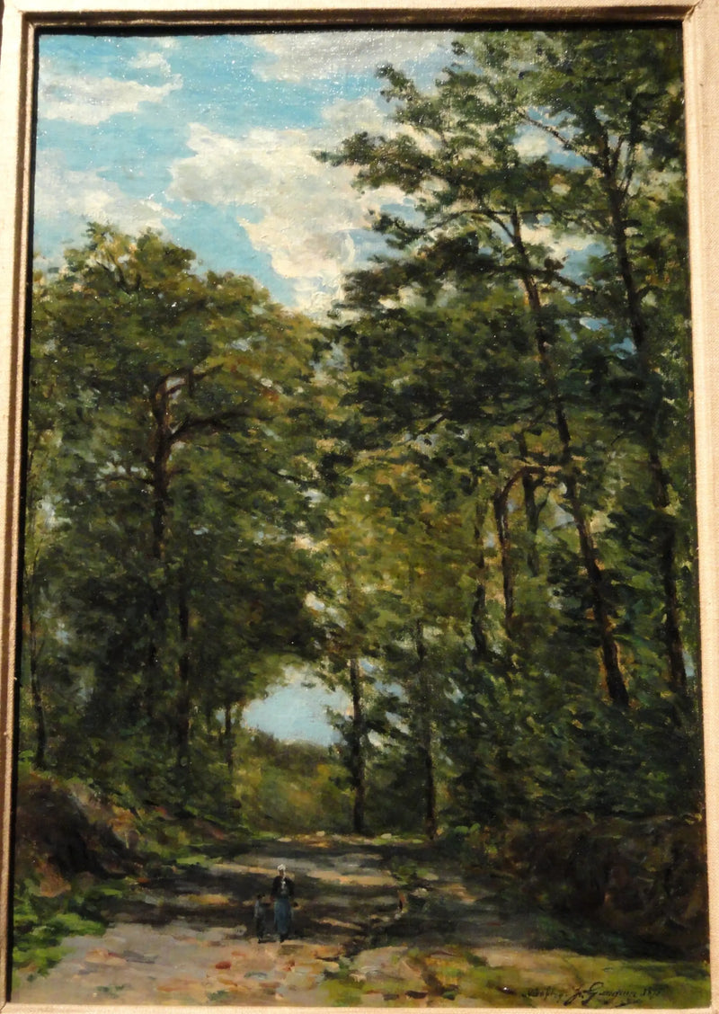 Lesní podrost Viroflay - Paul Gauguin