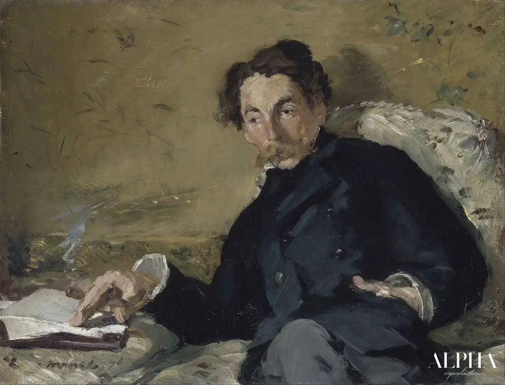 Stéphane Mallarme - Edouard Manet - Reproductions de tableaux et peintures haut de gamme