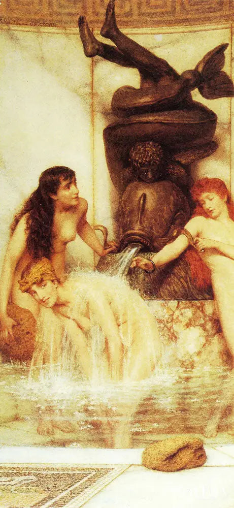 Strigiles et éponges - Lawrence Alma-Tadema Reproductions de tableaux à la peinture à l’huile