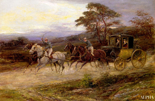 Sur la route de Gretna Green - Heywood Hardy - Reproductions de tableaux et peintures haut de gamme