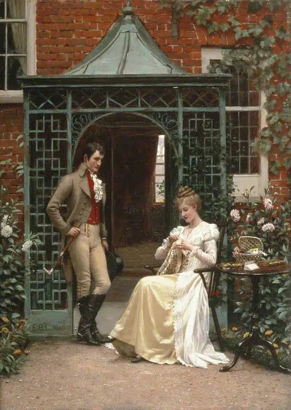 Na prahu - Edmund Blair Leighton