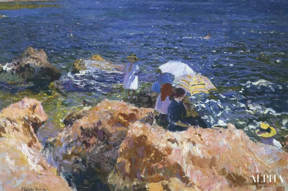 Sur les rochers de Javea - Sorolla - Reproductions de tableaux et peintures haut de gamme