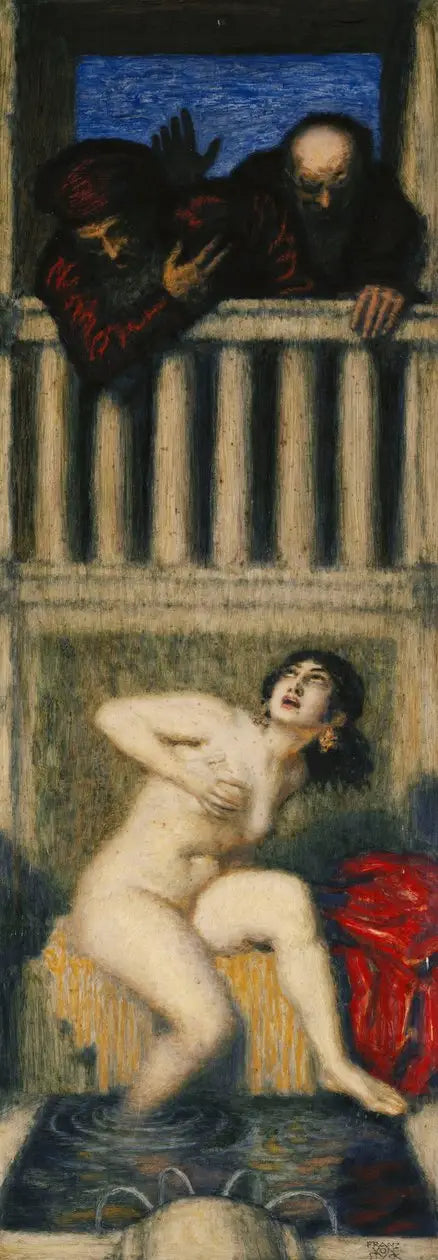Suzanne a dva staříci - Franz von Stuck