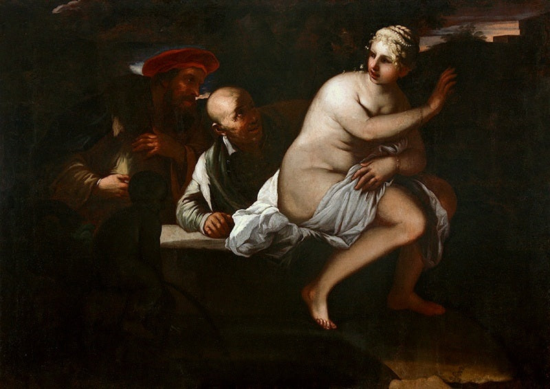 Suzanne a staříci - Luca Giordano