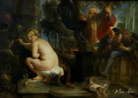 Suzanne et les vieillards - Peter Paul Rubens - Reproductions de tableaux et peintures haut de gamme