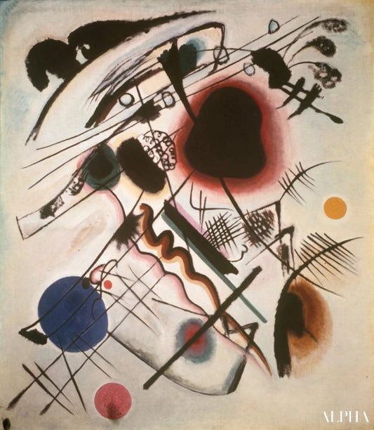 Tache noire - Vassily Kandinsky - Reproductions de tableaux et peintures haut de gamme