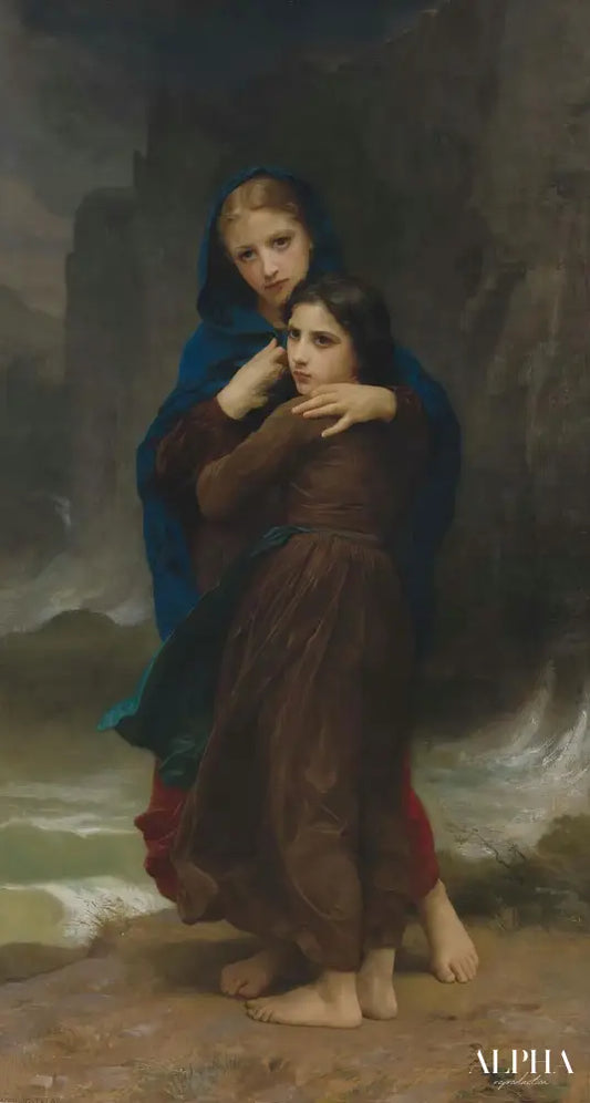 Tempête - William Bouguereau Reproductions de tableaux à la peinture à l’huile