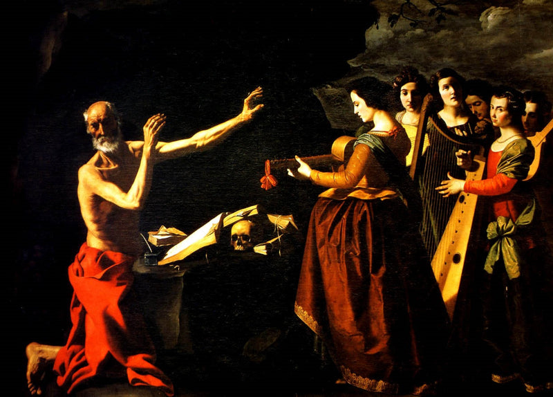 Pokus svatého Jeronýma - Francisco de Zurbarán