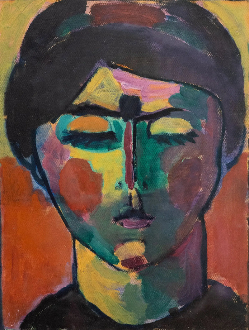 Ženská hlava - Alexej von Jawlensky