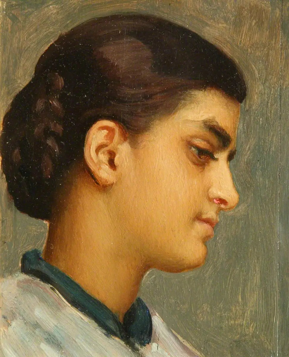 Tête de fille espagnole - Frederic Leighton - Alpha Reproduction