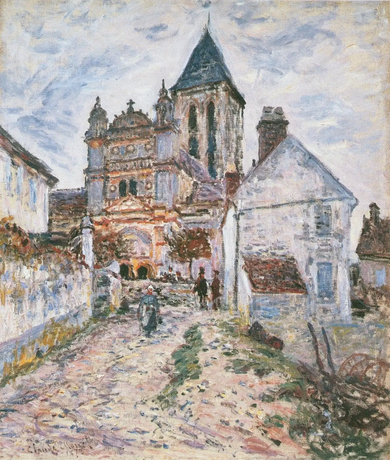 Kostel ve Vétheuil - Claude Monet