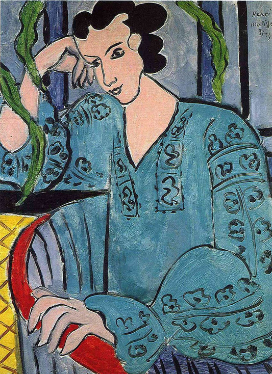 Blouse verte roumaine - Matisse - Reproductions de tableaux et peintures haut de gamme