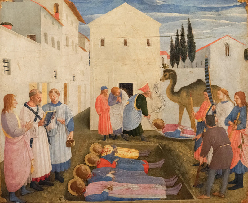 Hrob svatého Césara a svatého Damiána - Fra Angelico