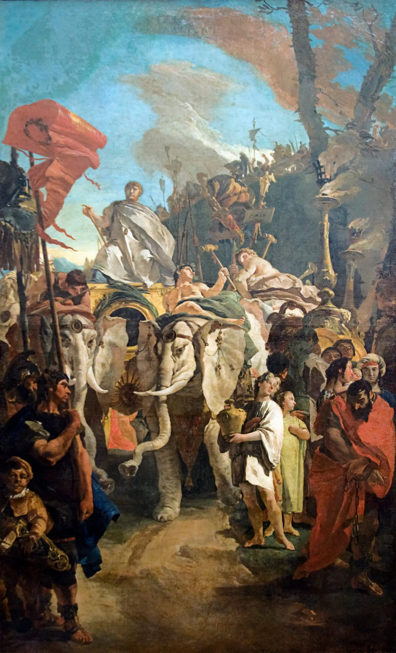 Triumf Manius Curius Dentatus - Giovanni Battista Tiepolo