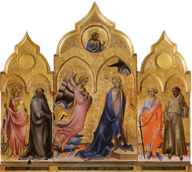 Triptych Zvěstování - Lorenzo Monaco