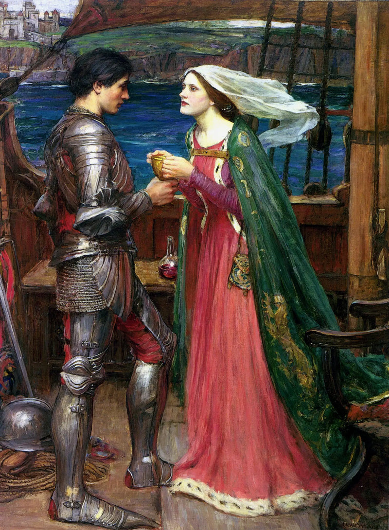 Tristan a Isolda s lektvarem - John William Waterhouse