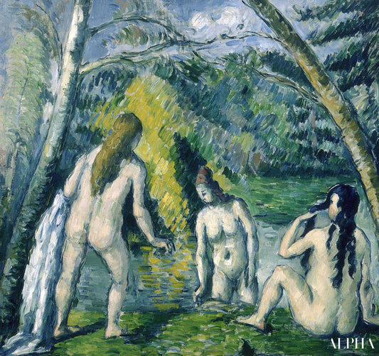 Trois baigneuses - Paul Cézanne - Reproductions de tableaux et peintures haut de gamme