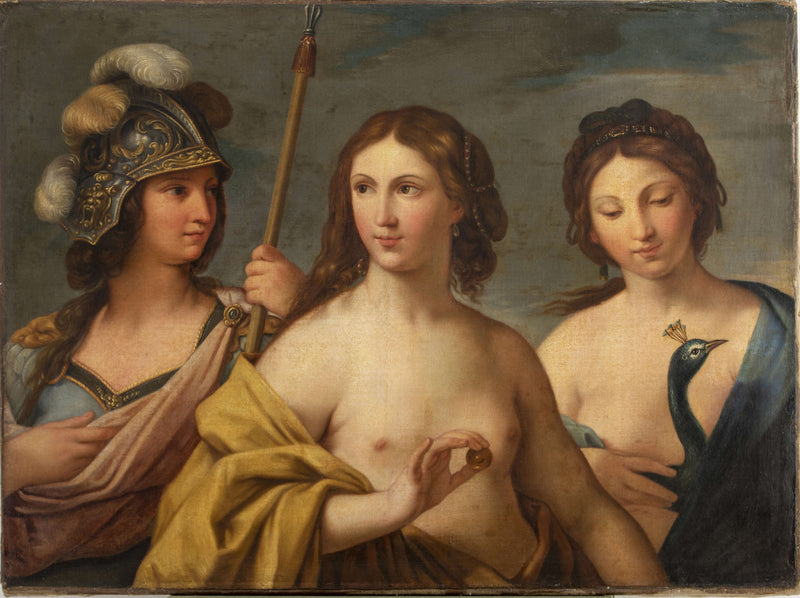 Tři bohyně (Minerva, Venuše a Juno). - Simon Vouet