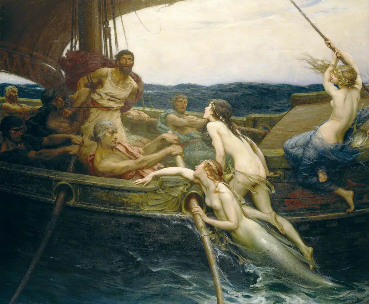 Ulysse et les sirènes - Herbert Draper - Alpha Reproduction