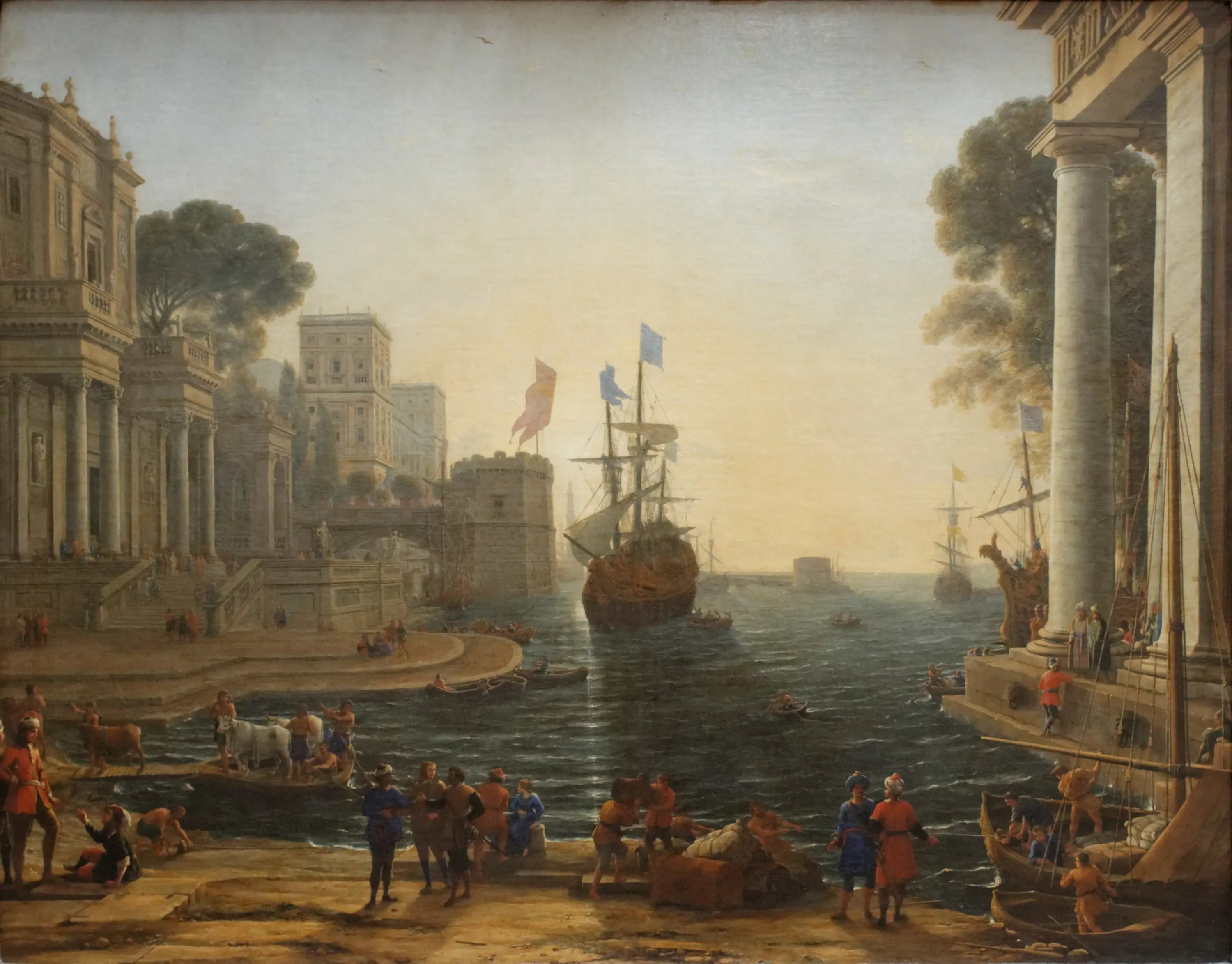 Ulysse remet Chryséis à son père - Claude Lorrain - Alpha Reproduction