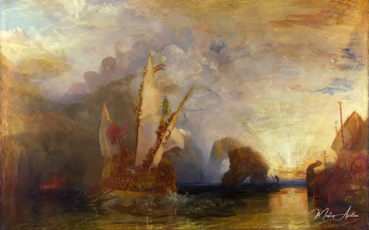 Ulysse se moquant de Polyphème - William Turner - Reproductions de tableaux et peintures haut de gamme