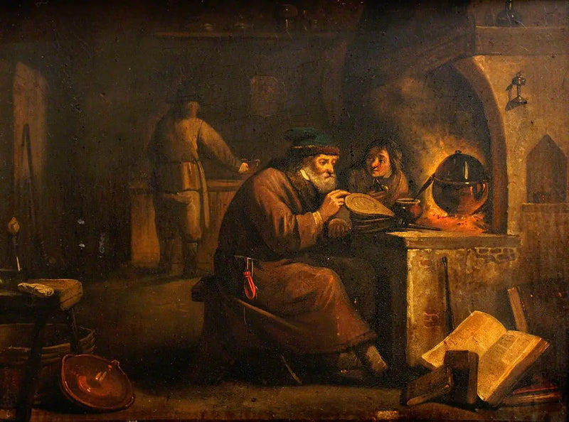 Alchymista ve svém laboratoři - David Teniers mladší