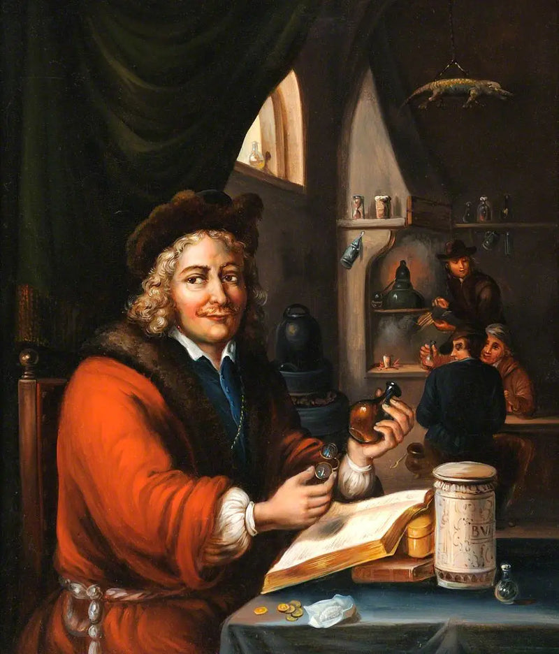 Alchymista ve svém laboratoři - David Teniers mladší