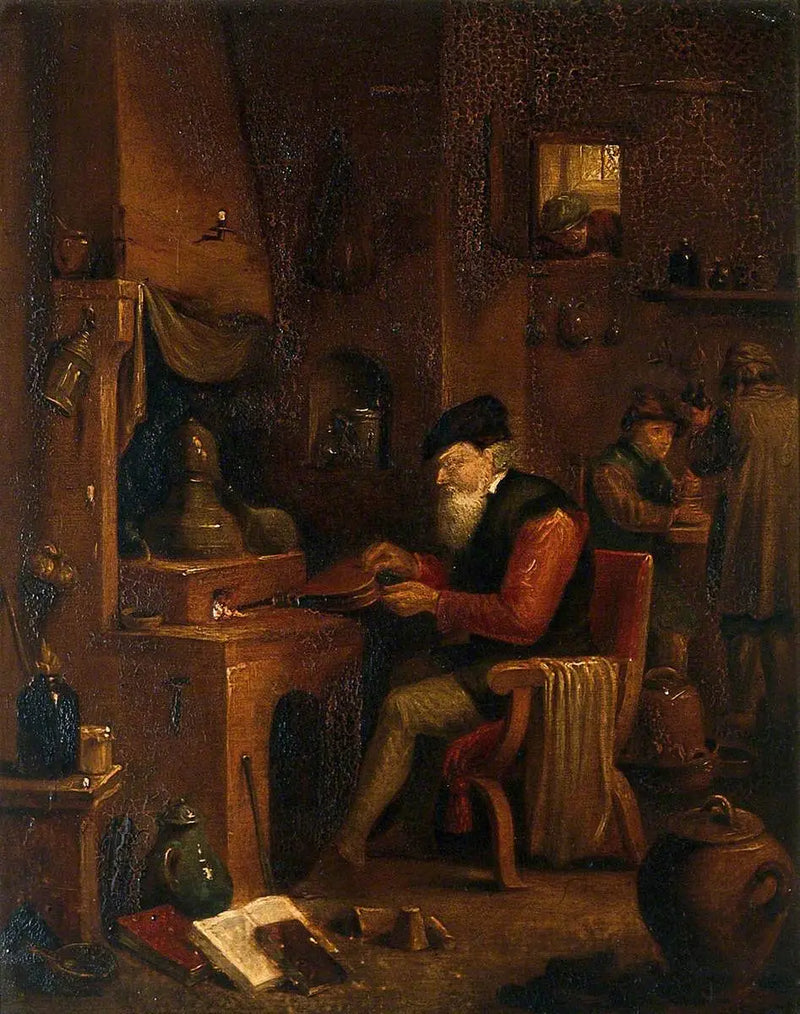 Alchymista ve svém laboratoři - David Teniers mladší