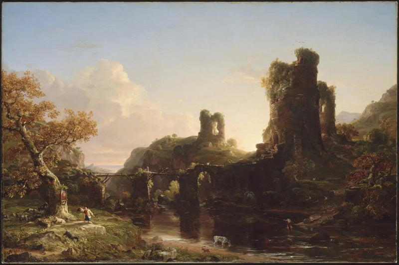 Italské podzim - Thomas Cole