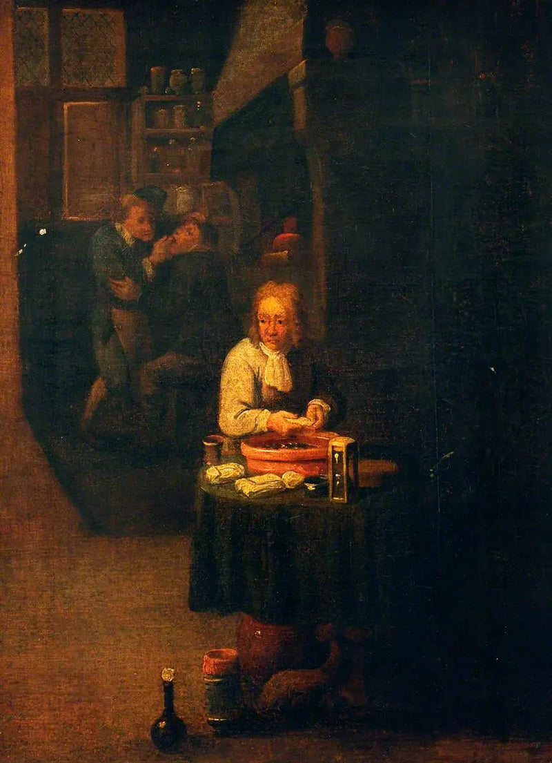 Chirurg připravuje sádru - David Teniers le Jeune