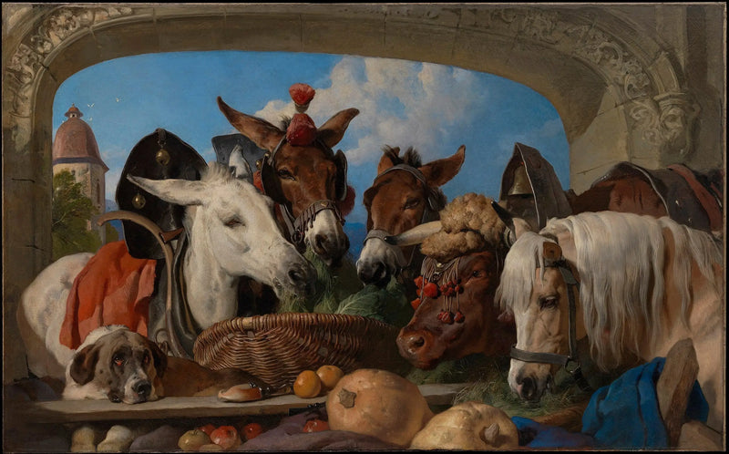 Skupina zvířat, Ženeva - Edwin Henry Landseer