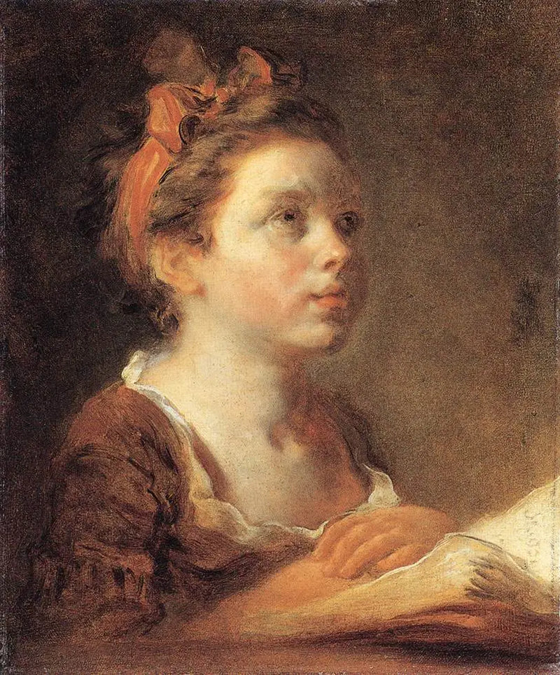 Mladý učenec - Jean-Honoré Fragonard