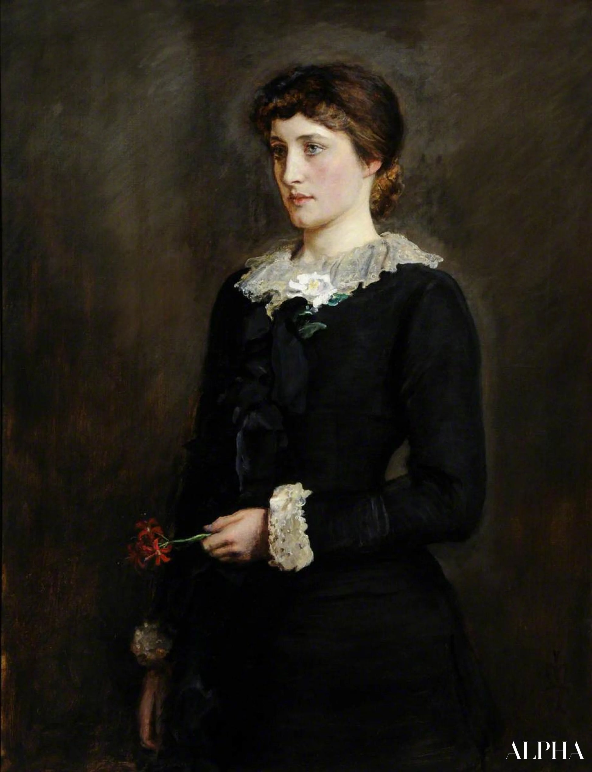 Un lis de Jersey - John Everett Millais - Reproductions de tableaux et peintures haut de gamme