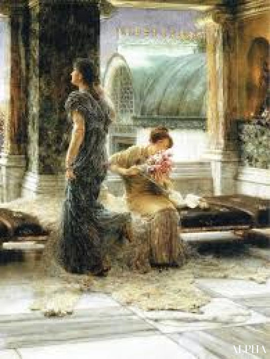 Un message d’amour - Lawrence Alma-Tadema Reproductions de tableaux à la peinture à l’huile