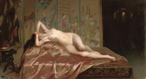 Un nu allongé alias Étude - Luis Ricardo Falero - Alpha Reproduction