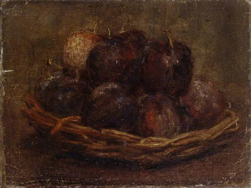 Košík s švestkami - Henri Fantin-Latour