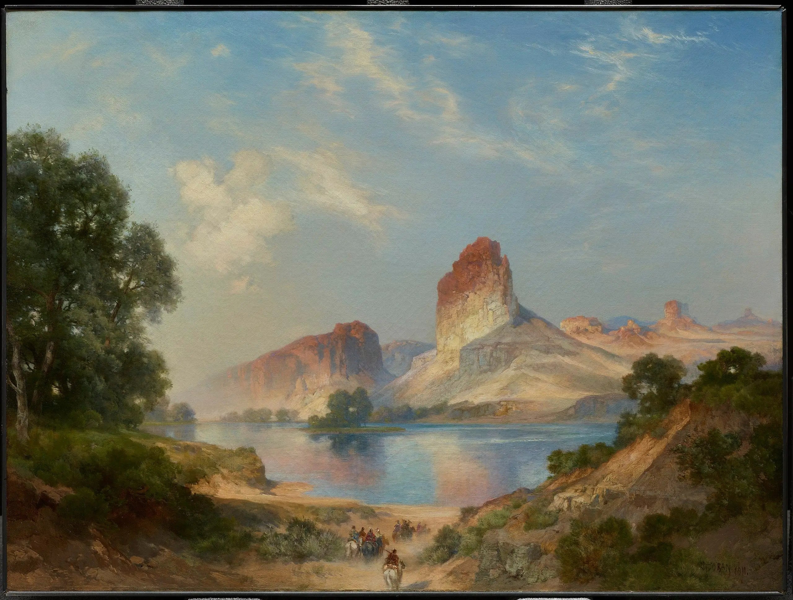 Un paradis indien (Green River Wyoming) - Thomas Moran - Alpha Reproduction