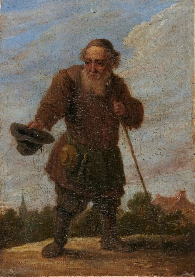 Starý žebrák - David Teniers mladší