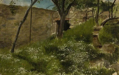 Une banque florale - Lawrence Alma-Tadema - Alpha Reproduction