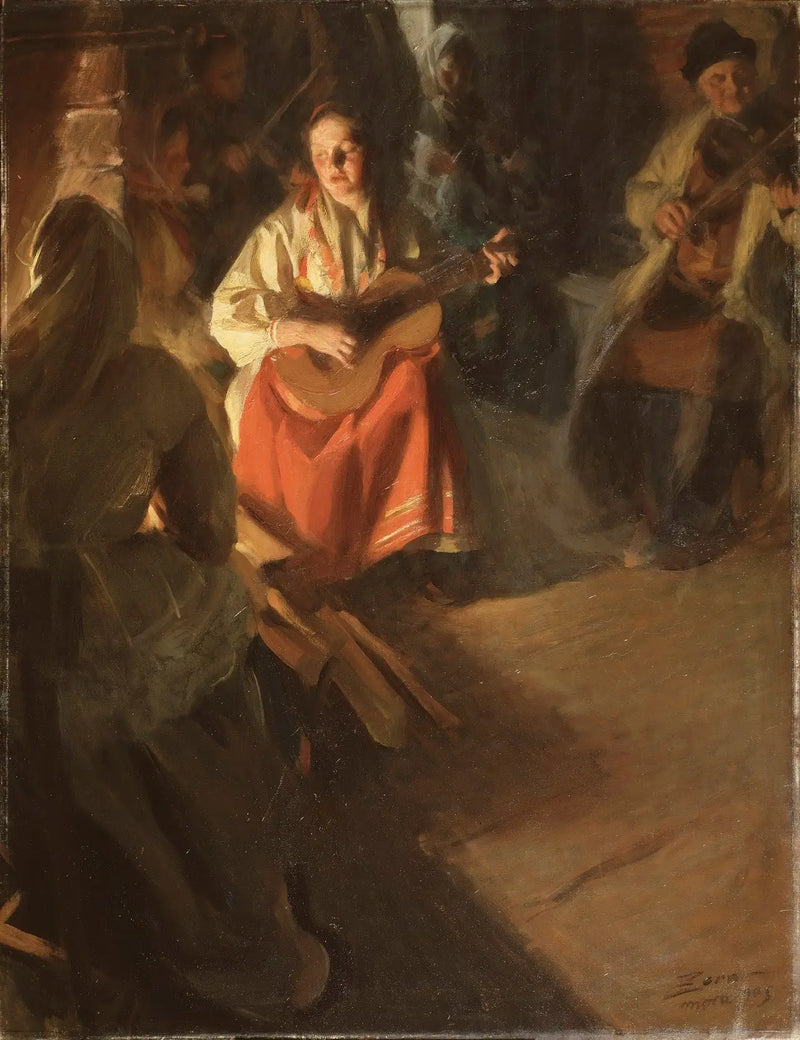 Rodina hudebníků - Anders Zorn