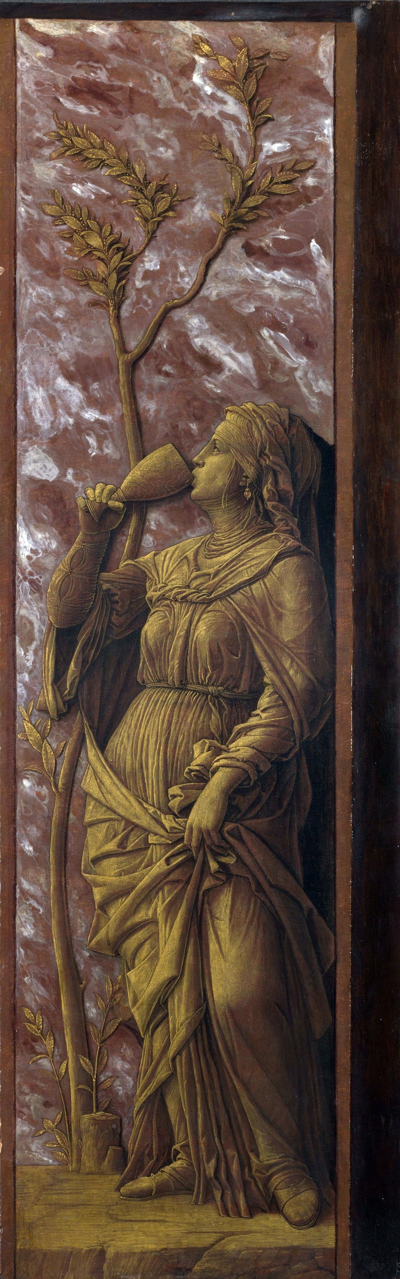 Žena, která pije - Andrea Mantegna