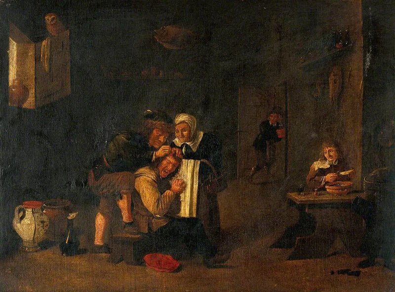 Operace na hlavě muže - David Teniers le Jeune