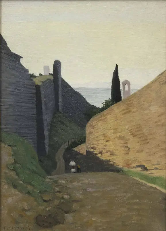 Une rue de Pérouse - Felix Vallotton