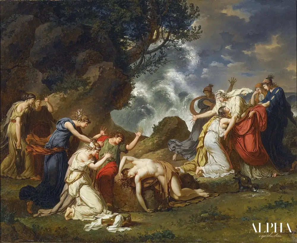 Une scène de la mythologie classique - Charles Meynier Reproductions de tableaux à la peinture à l’huile