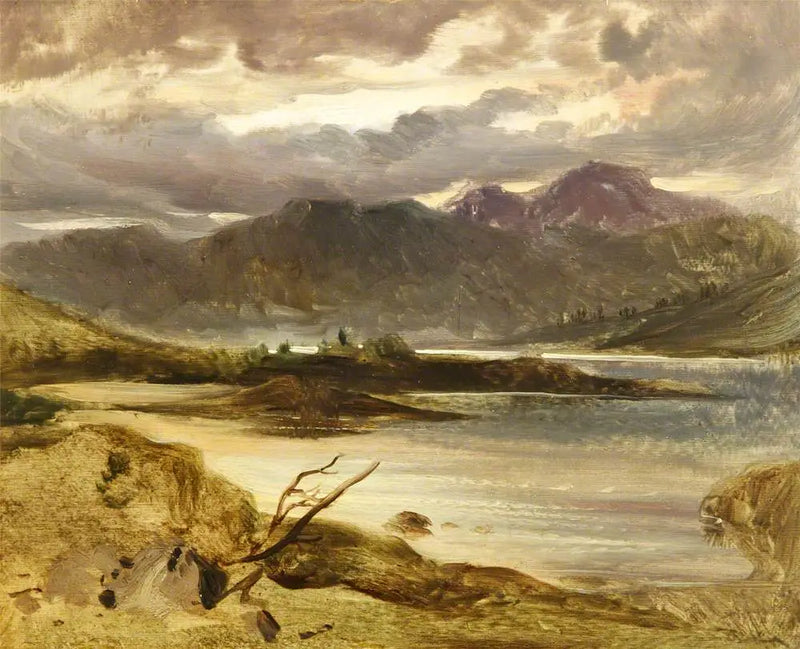 Scéna jezera - Edwin Henry Landseer