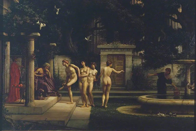 Návštěva u Esculapa - Edward Poynter