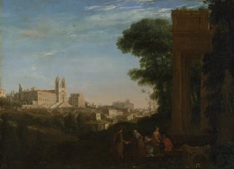 Výhled v Římě - Claude Lorrain