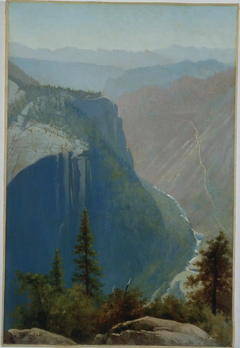 Údolí Yosemite - Albert Bierstadt