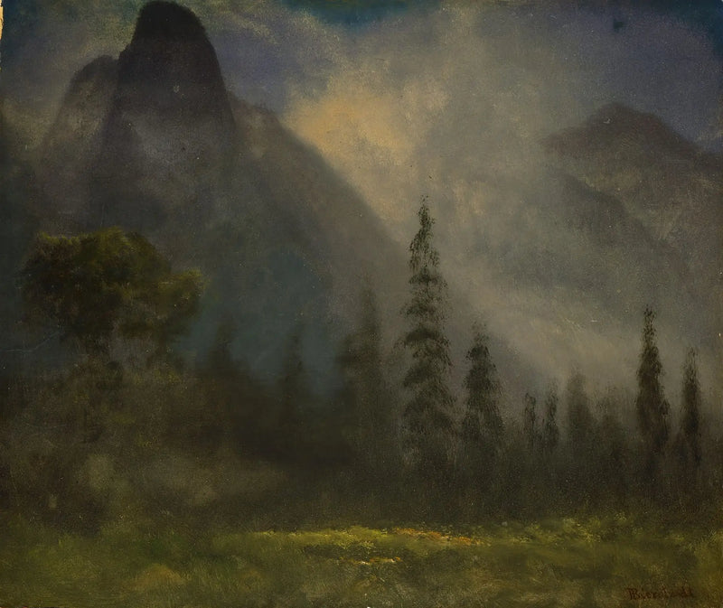 Údolí Yosemite - Albert Bierstadt