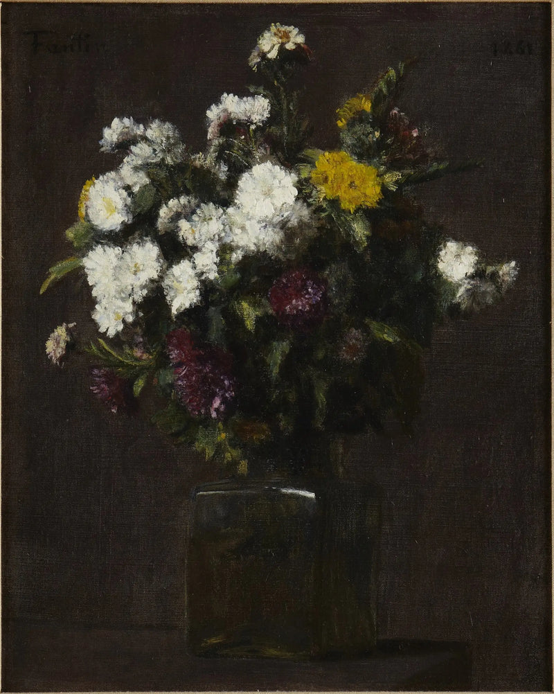 Váza s květinami - Henri Fantin-Latour